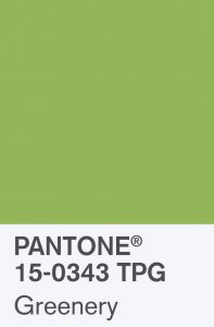 Pantone Greenery