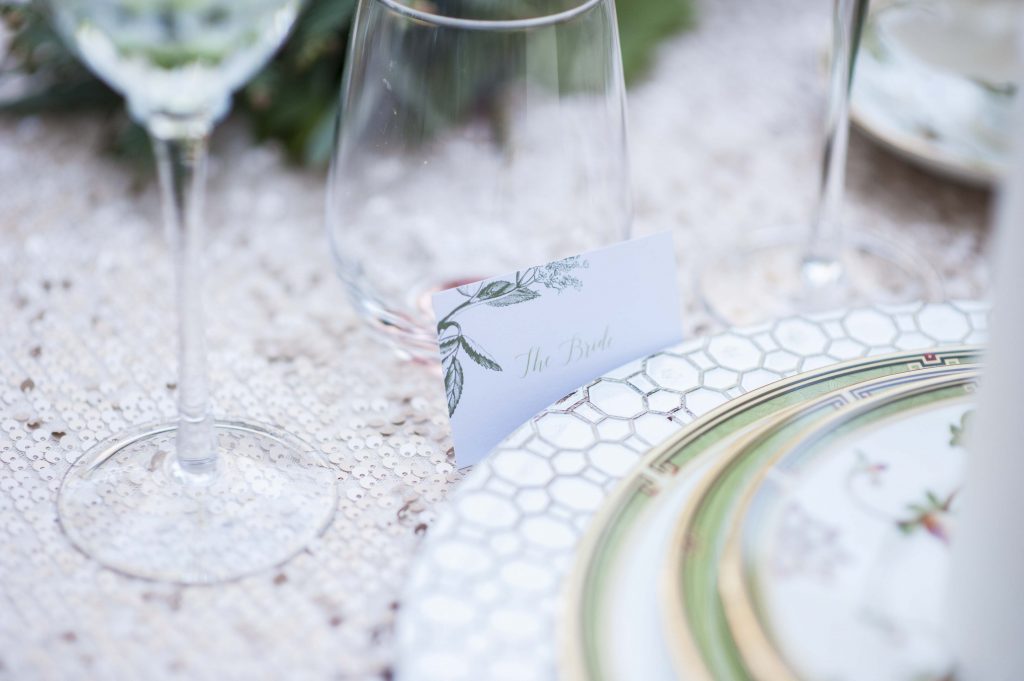 Wedding Table Setting by Jen Vazquez Photography