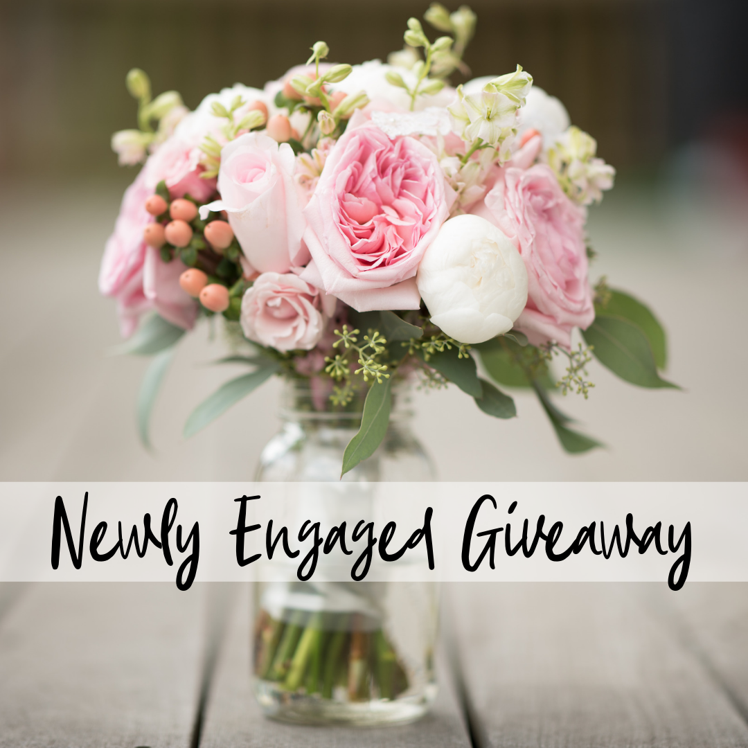 newly engaged giveaway post