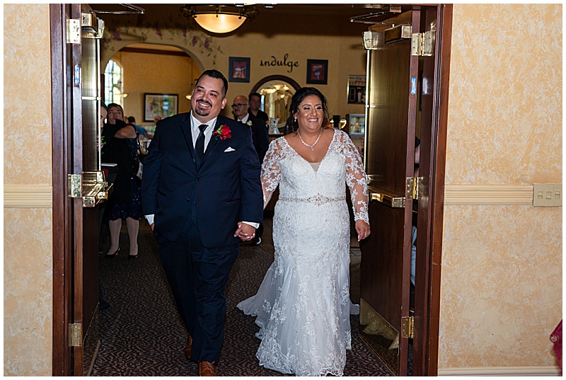 Santa Clara Catholic wedding at Five Wounds with reception at