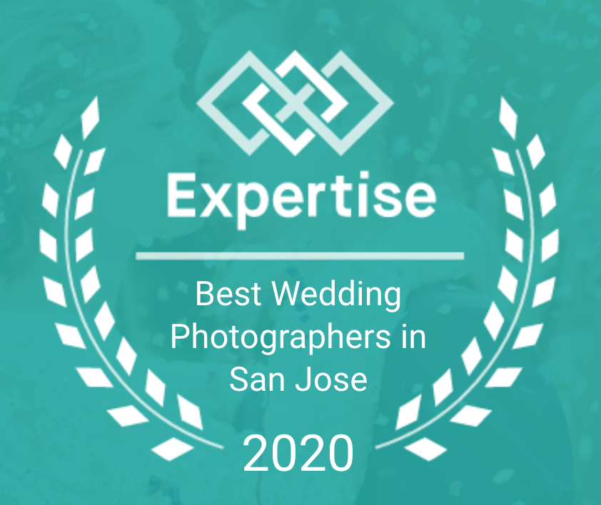 Expertise 2020 award for Best Wedding Photographers in San Jose