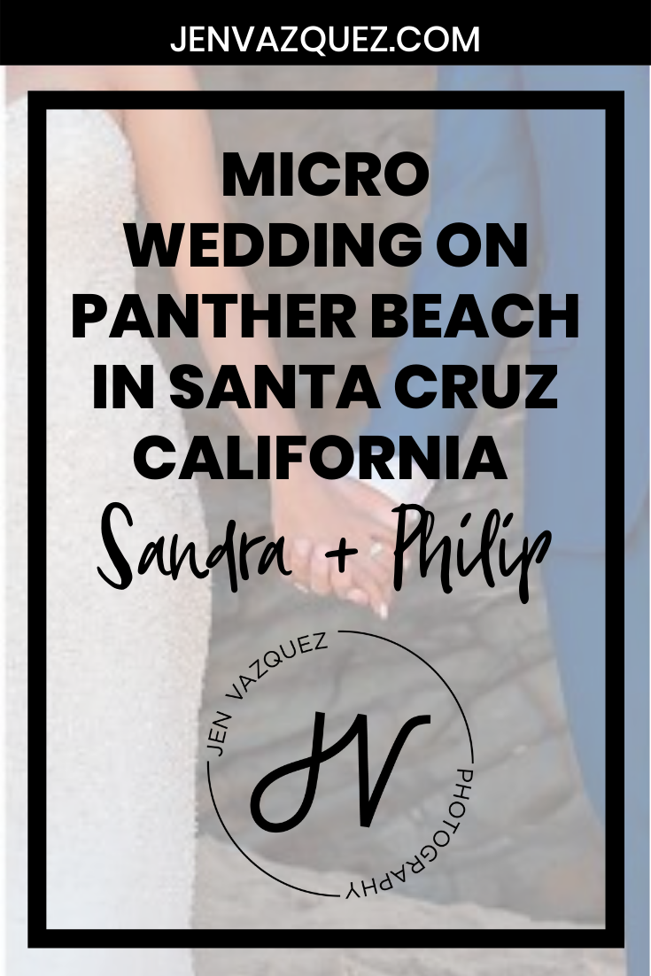 Micro Wedding on Panther Beach in Santa Cruz California  Sandra + Philip 7