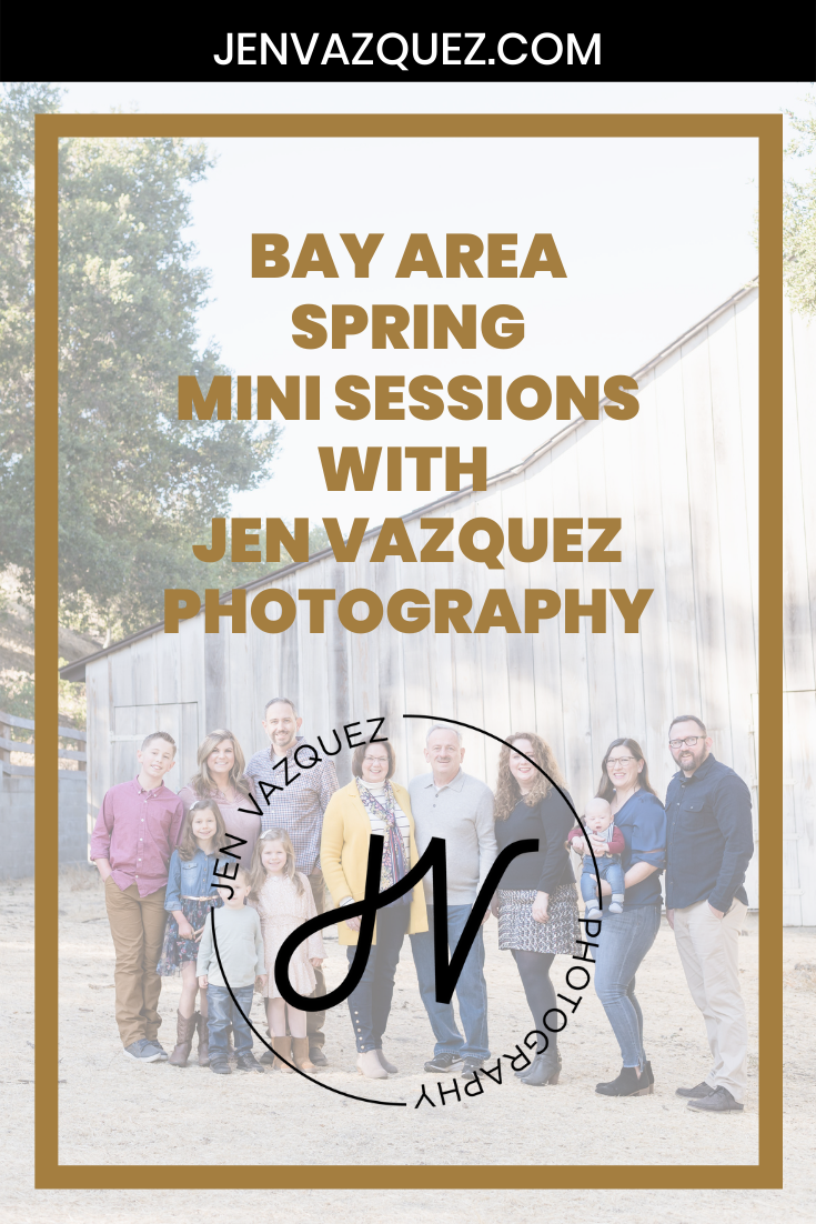 Bay Area  SPRING  Mini Sessions  with  Jen Vazquez Photography