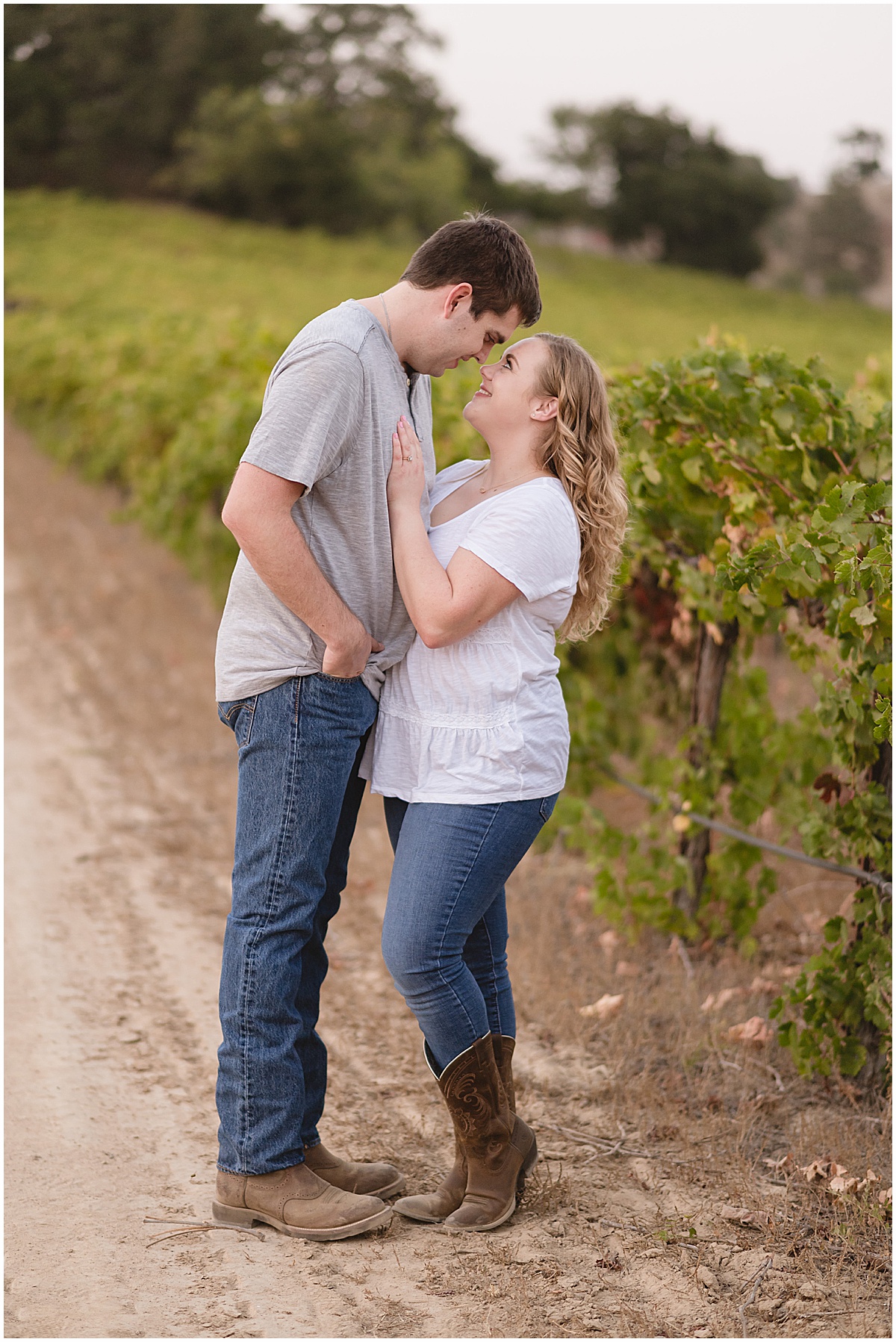 Fortino Winery Engagement Session | Ashley + Stephen