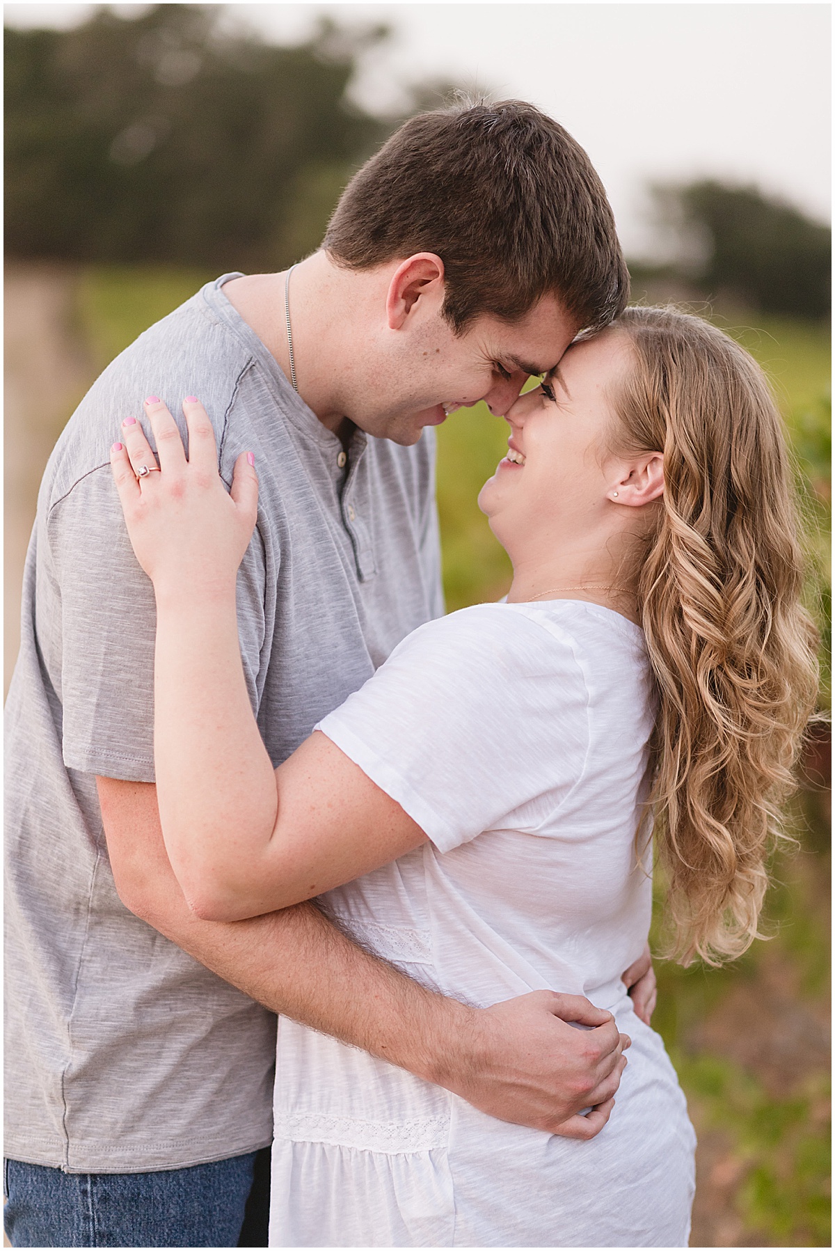 Fortino Winery Engagement Session with Ashley and Stephen in Gilroy, California by Jen Vazquez Photography