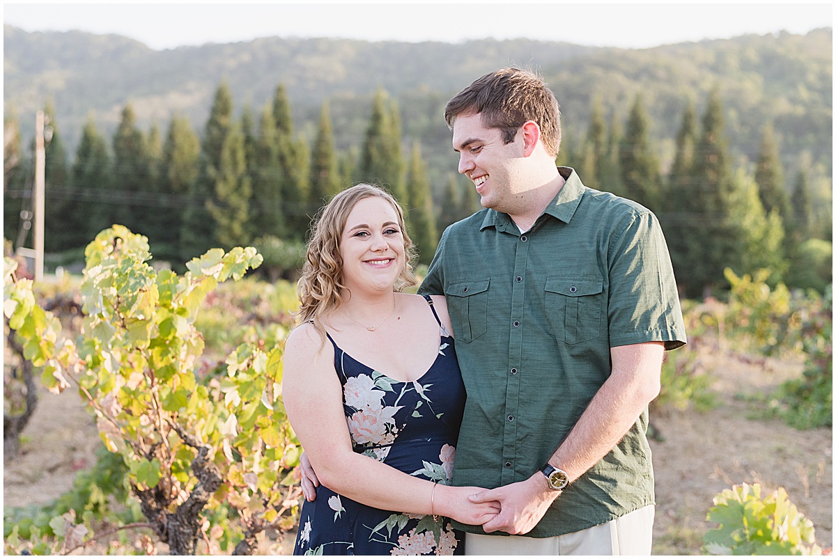 Fortino Winery Engagement Session with Ashley and Stephen in Gilroy, California by Jen Vazquez Photography
