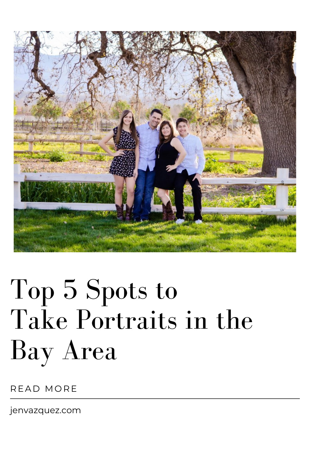 Top 5 Spots to Take Portraits in the Bay Area by Jen Vazquez