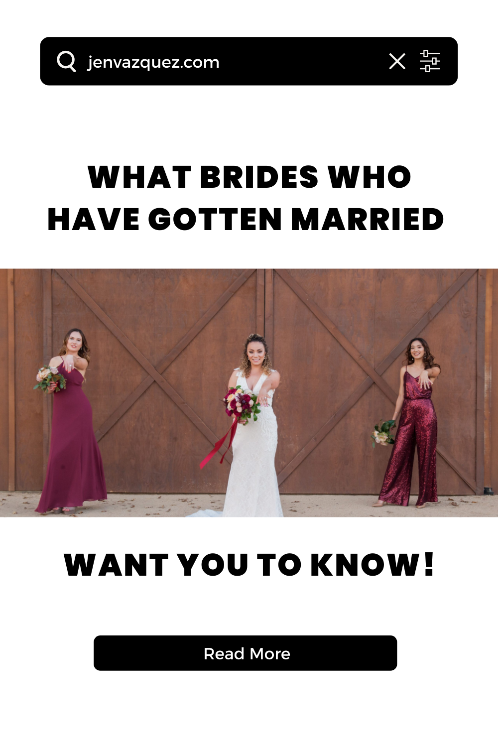 What brides who have gotten married want you to know! I bet you’ve heard advice like, “get a good sleep the night before your wedding”.  Or have you heard these? “try to stay in the moment on your wedding” or “make sure you eat”.   That’s good advice but here’s real-world advice straight from my past brides