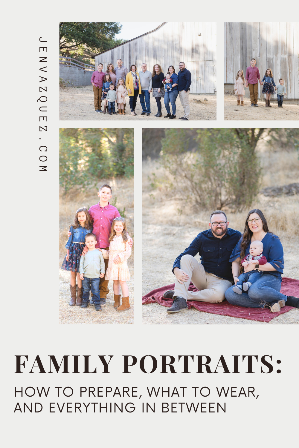 Family portraits - wha to wear and how to prepare