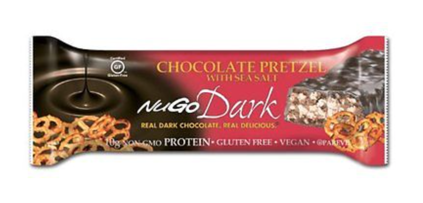 Nugo chocolate pretzel with sea salt