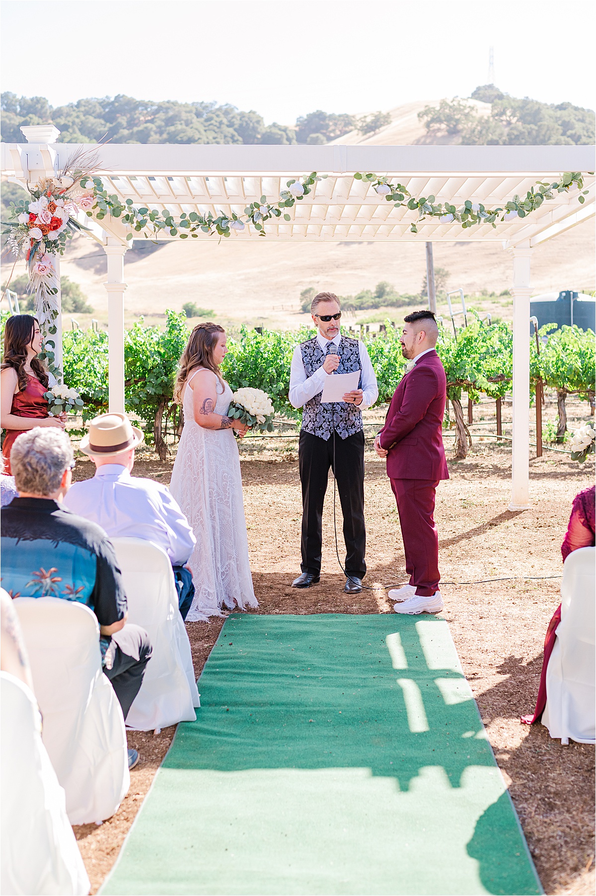 Intimate Summer Wedding in San Martin California