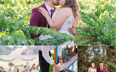 Intimate Summer Wedding at Seeker Winery in San Martin California | Nathan + Emily | Jen Vazquez Photography