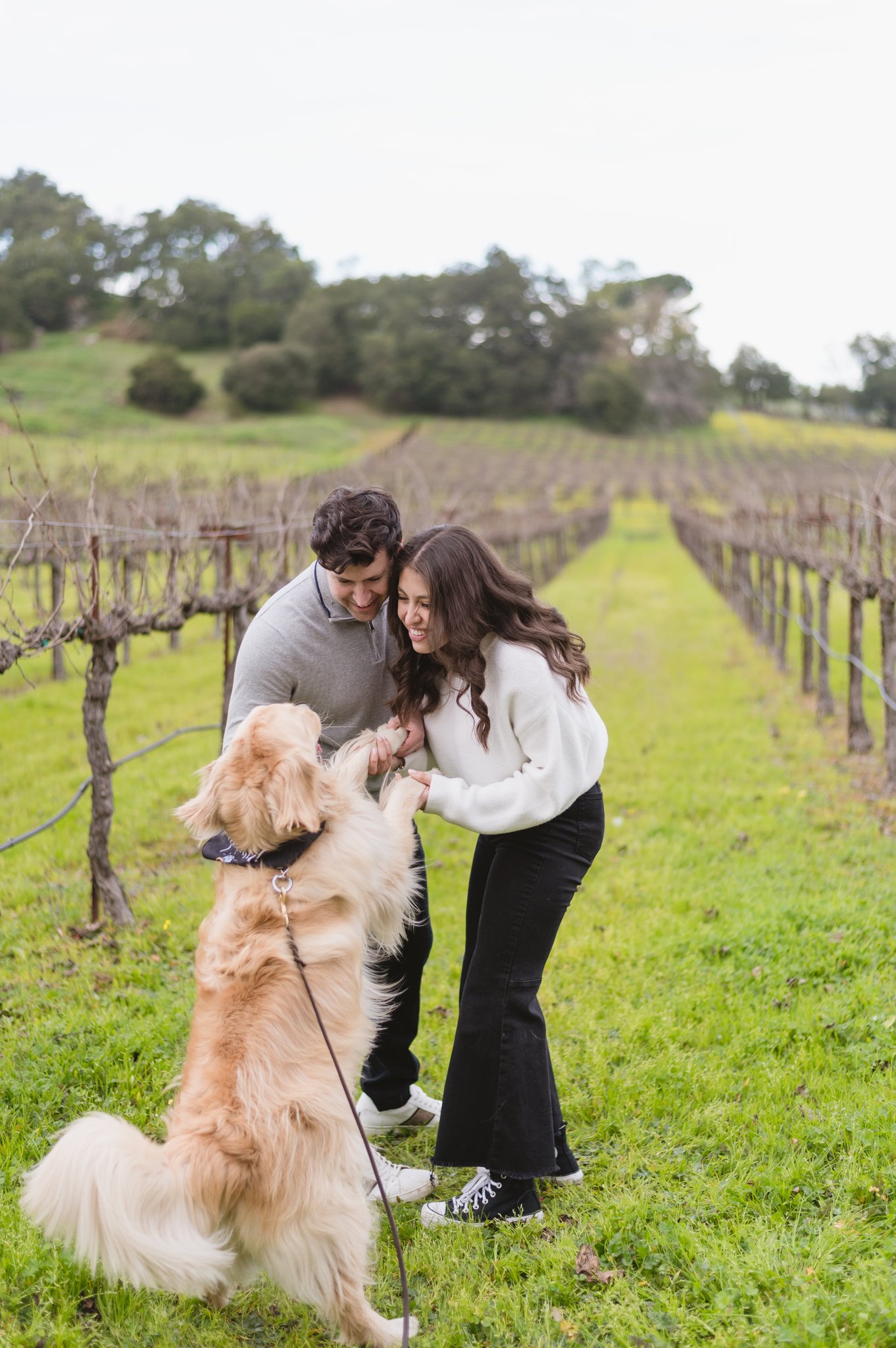Fortino Winery Engagement Session with Kassandra and Kevin