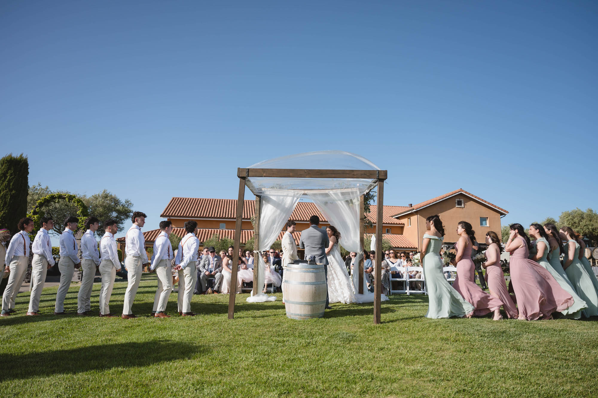 Soft Romantic + Minimalistic Wedding at Viansa Winery in Sonoma Jen Vazquez Photography