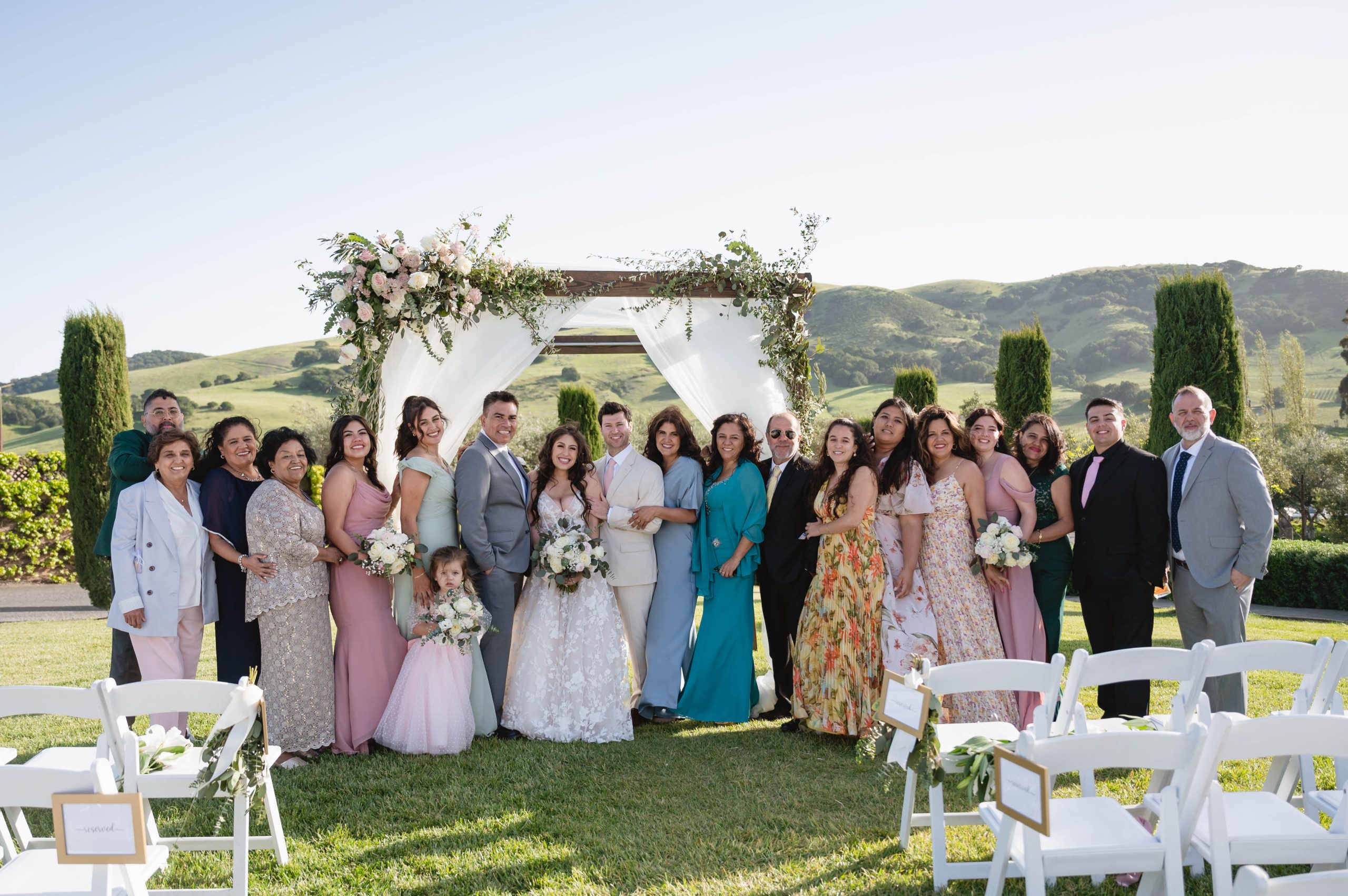 Family Portraits Soft Romantic + Minimalistic Wedding at Viansa Winery in Sonoma Jen Vazquez Photography