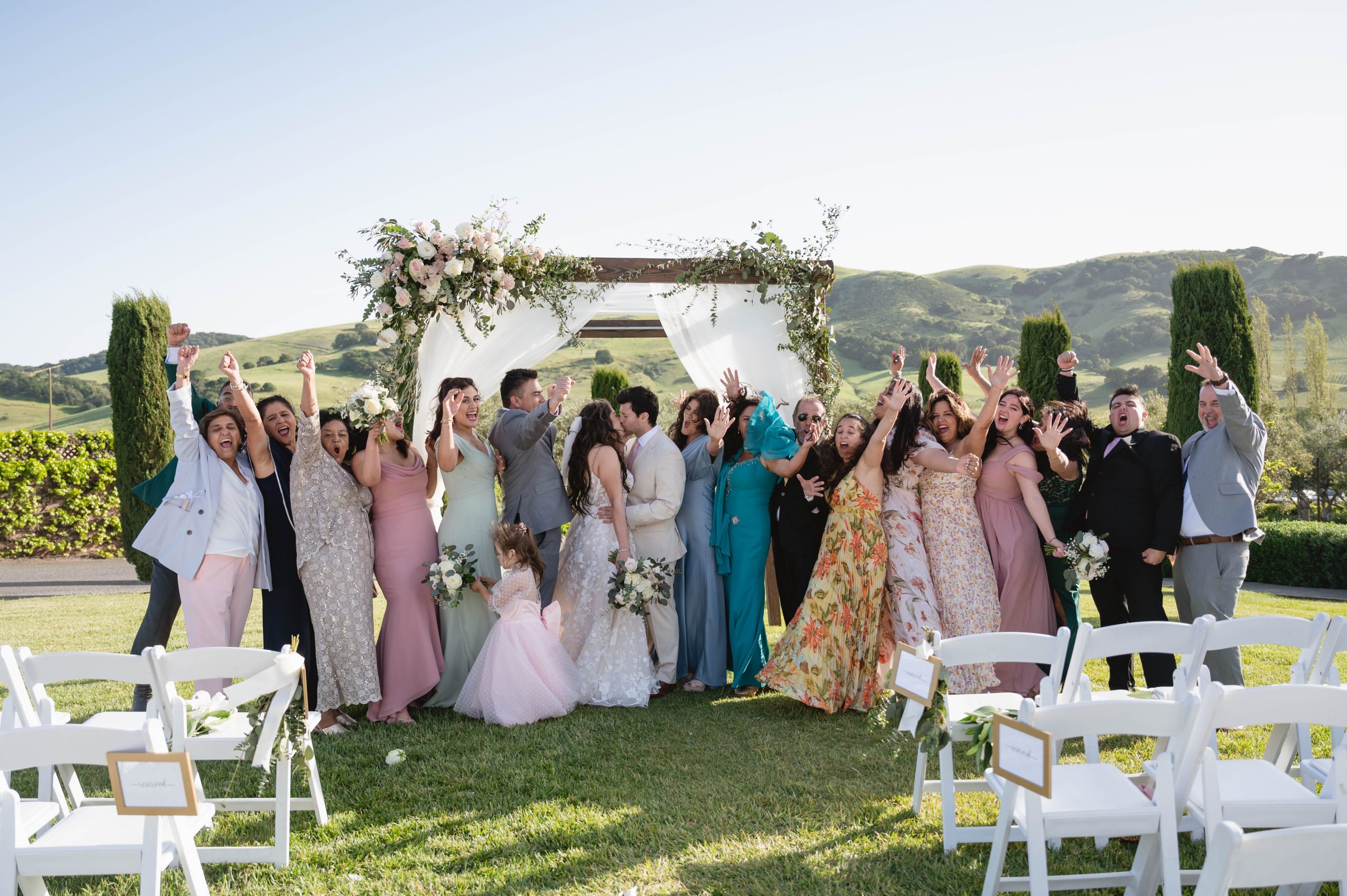 Family Portraits Soft Romantic + Minimalistic Wedding at Viansa Winery in Sonoma Jen Vazquez Photography