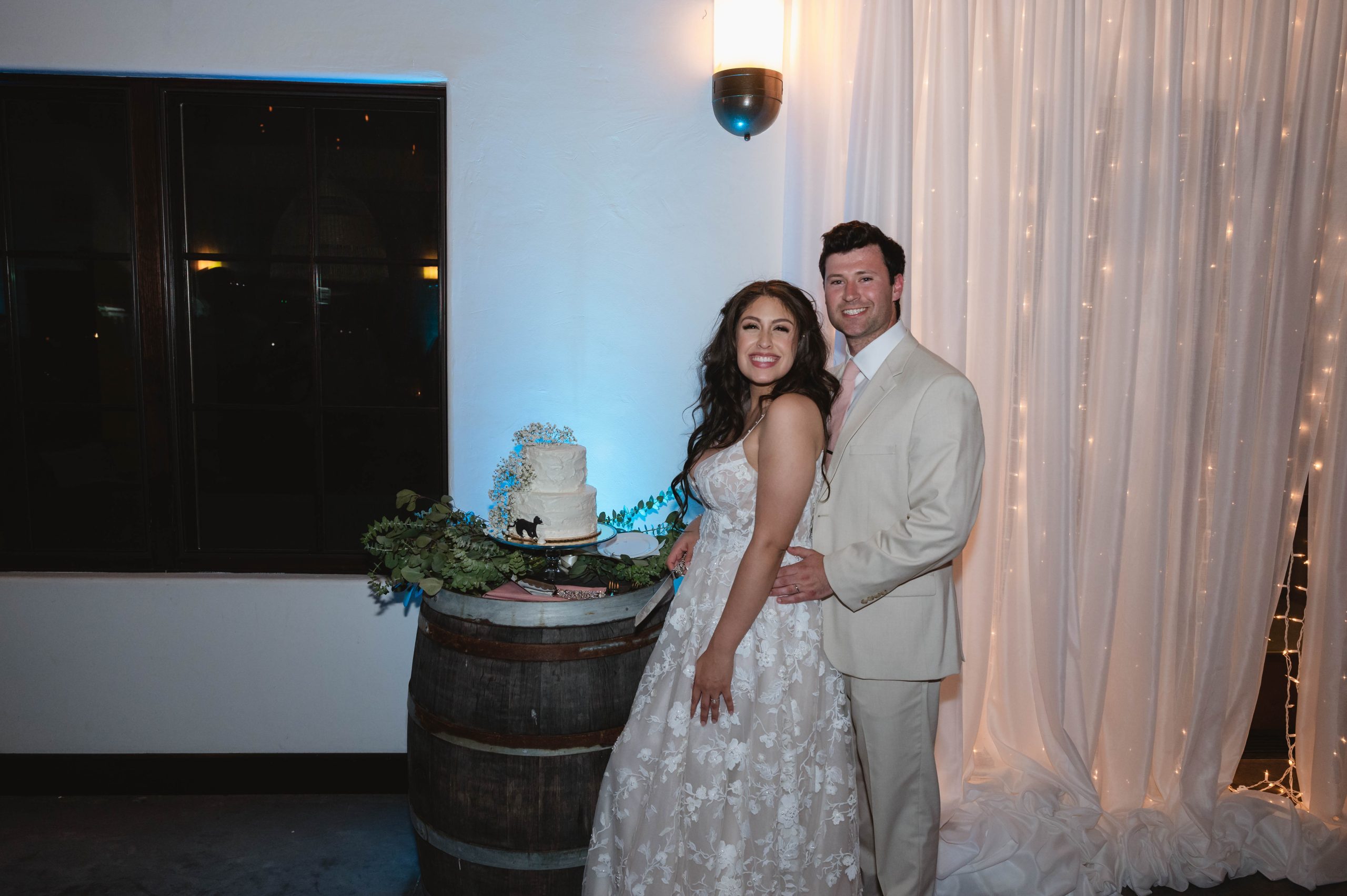 Cake from Soft Romantic + Minimalistic Wedding at Viansa Winery in Sonoma Jen Vazquez Photography