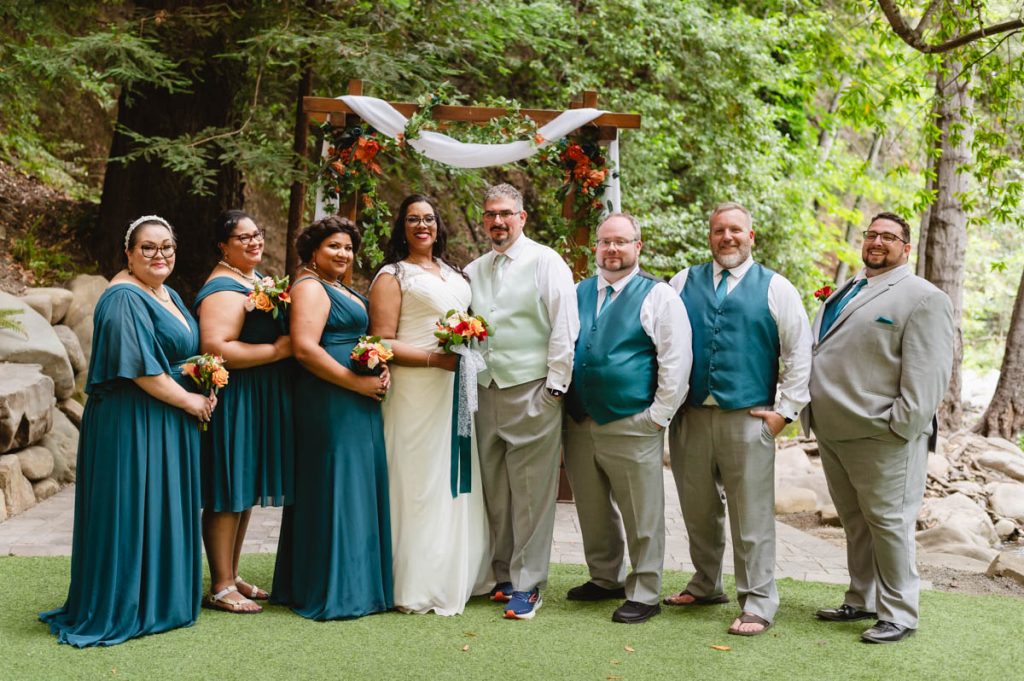 Intimate Summer Wedding in the Woods at Saratoga Springs California by Jen Vazquez Photography California Elopement and Intimate Wedding Photographer
