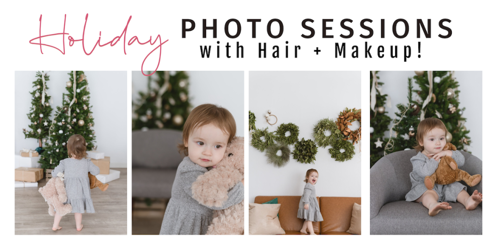 Ultimate Holiday Express Session experience by Jen Vazquez Photography and Kim Baker Beauty