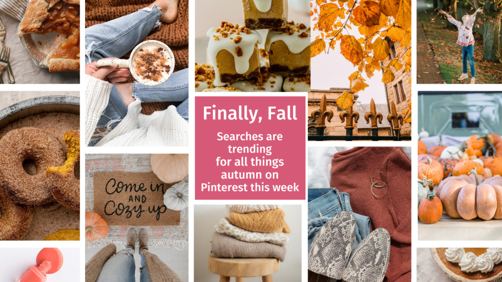 What people on Pinterest are searching for this week: Finally Fall