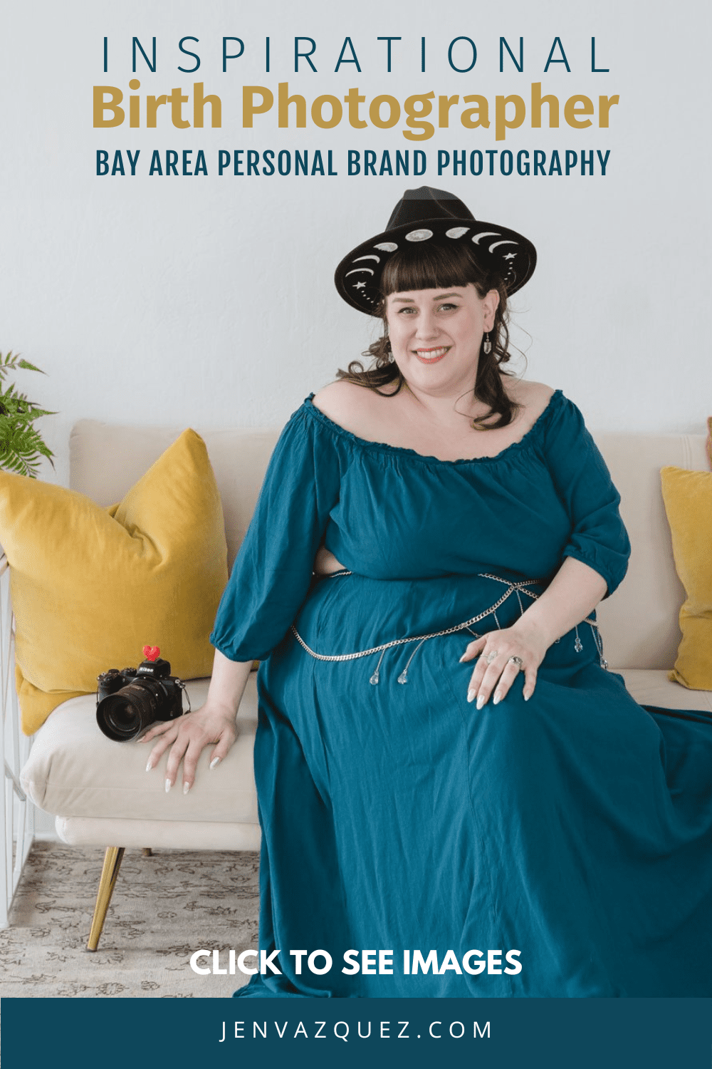 Michelle Ooust a coach and birth photographer in Los Altos California at The Sunlight Space by brand photographer Jen Vazquez Photography