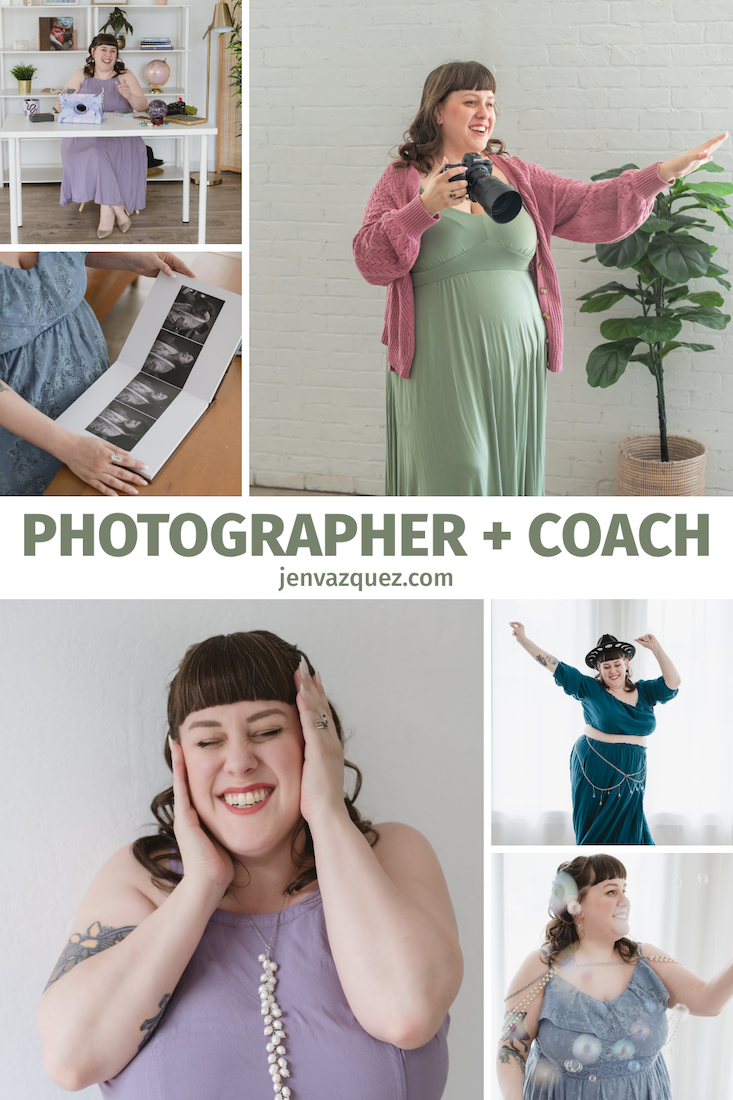 Photoshoot of a birth, newborn, and maternity photographer in San Jose by Jen Vazquez Media in Bay Area in California