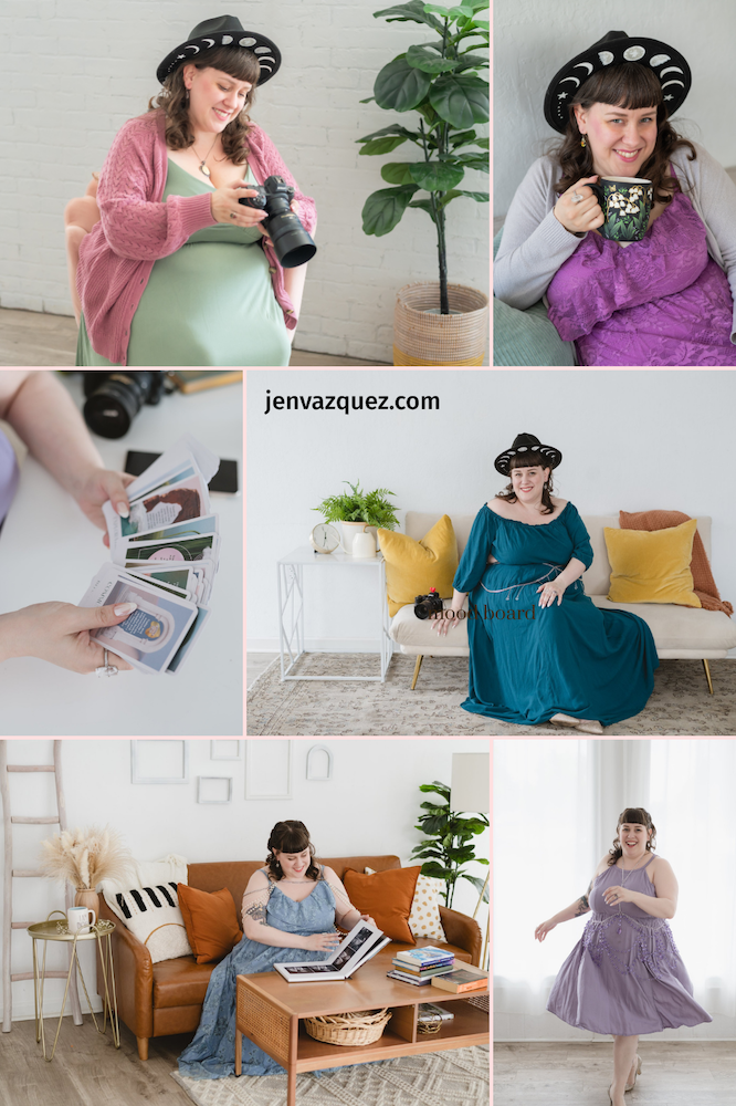 Photoshoot of a birth, newborn, and maternity photographer and business coach in San Jose by Jen Vazquez Media in Bay Area in California