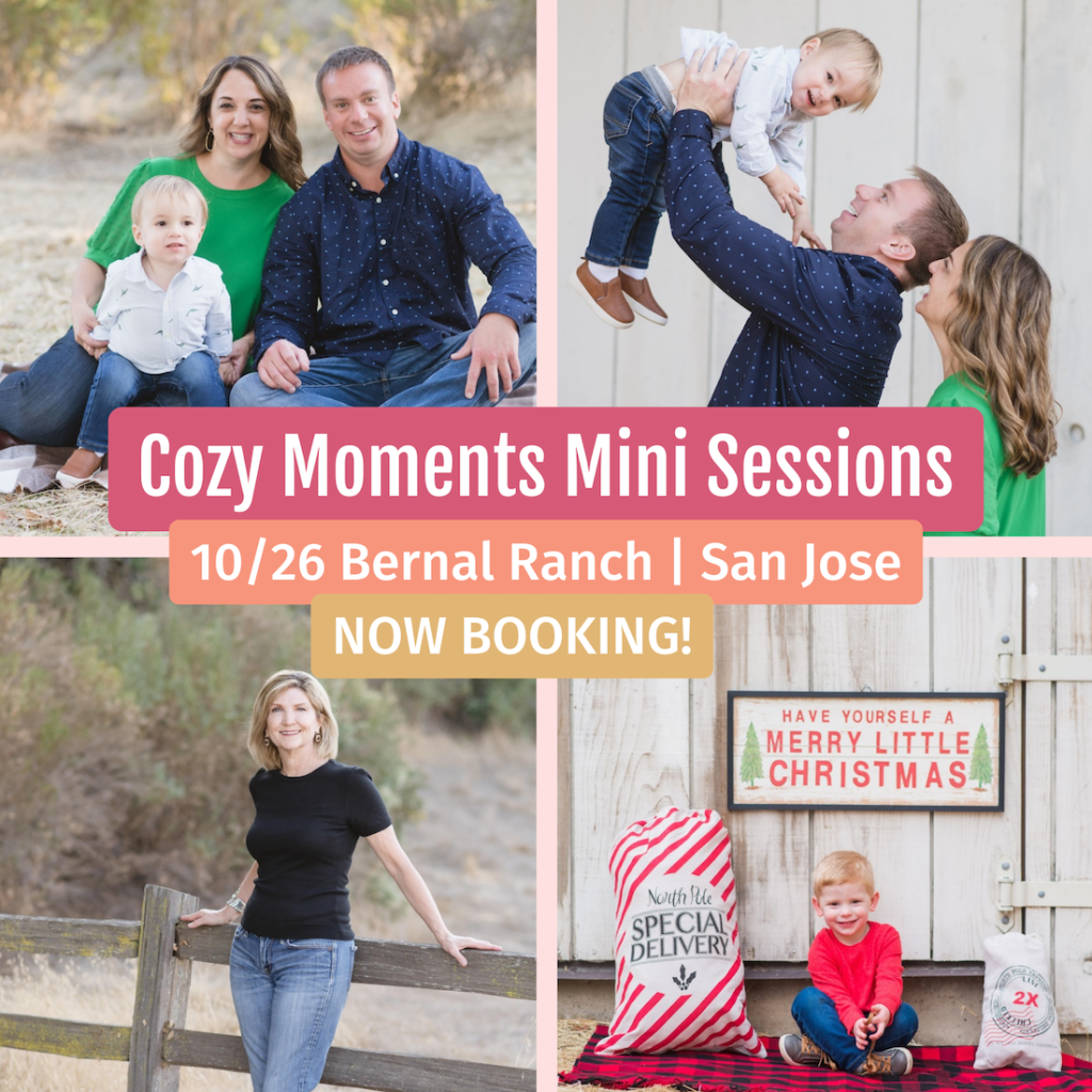 2024 mini sessions Bernal Ranch San Jose Family Portraits