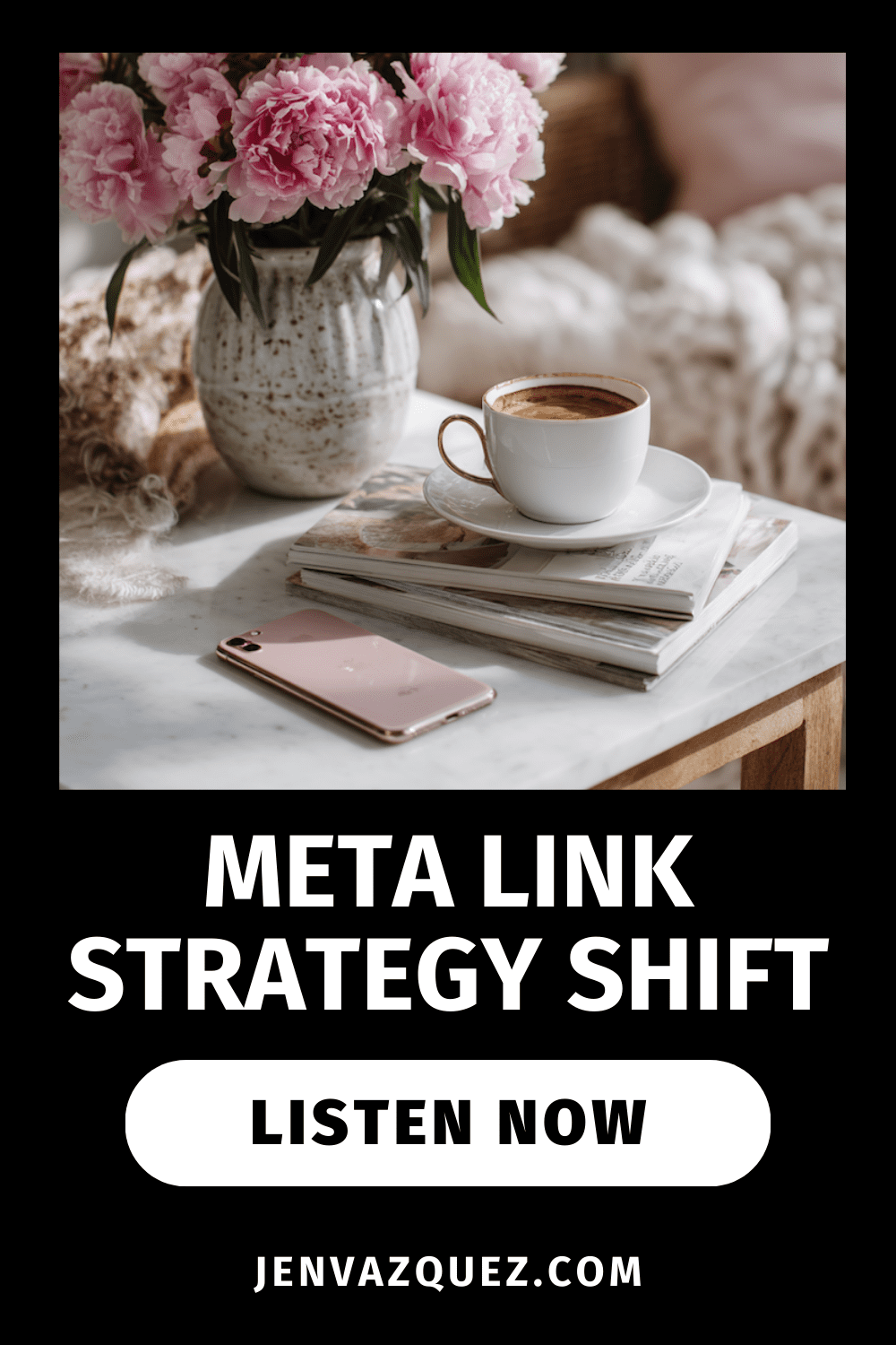 Meta Link Strategy Shift On Marketing Duo Podcast Meta Link Strategy Shift On Marketing Duo Podcast with Jen Vazquez and Cinthia Pacheco of Digital Bloom IQ