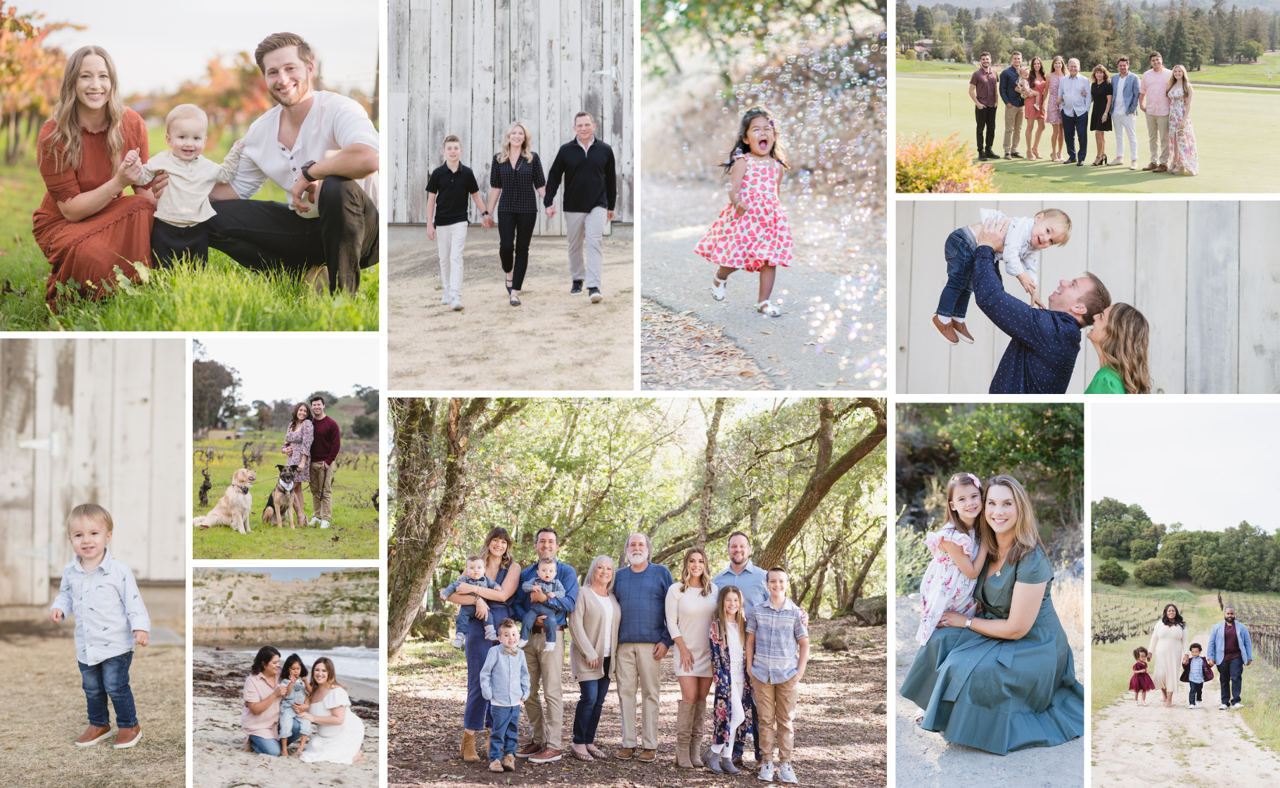 San Jose family mini sessions with Jen Vazquez Media. These are all bay area families .
