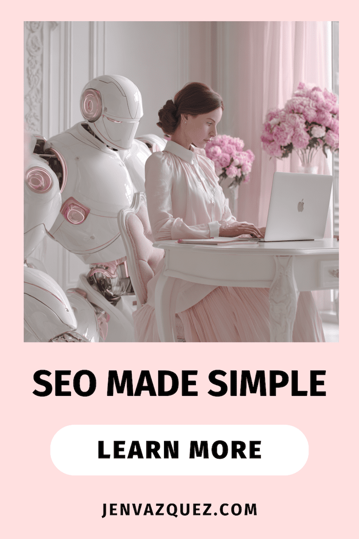 SEO Made Simple 35 _ Why SEO + AI Content Matters for Female Founders in 2025 on Marketing Duo Podcast with Cinthia Pacheco and Jen of Jen Vazquez Media Why SEO + AI Content Matters for Female Founders in 2025 on Marketing Duo Podcast with Jen Vazquez and Cinthia Pacheco<br />