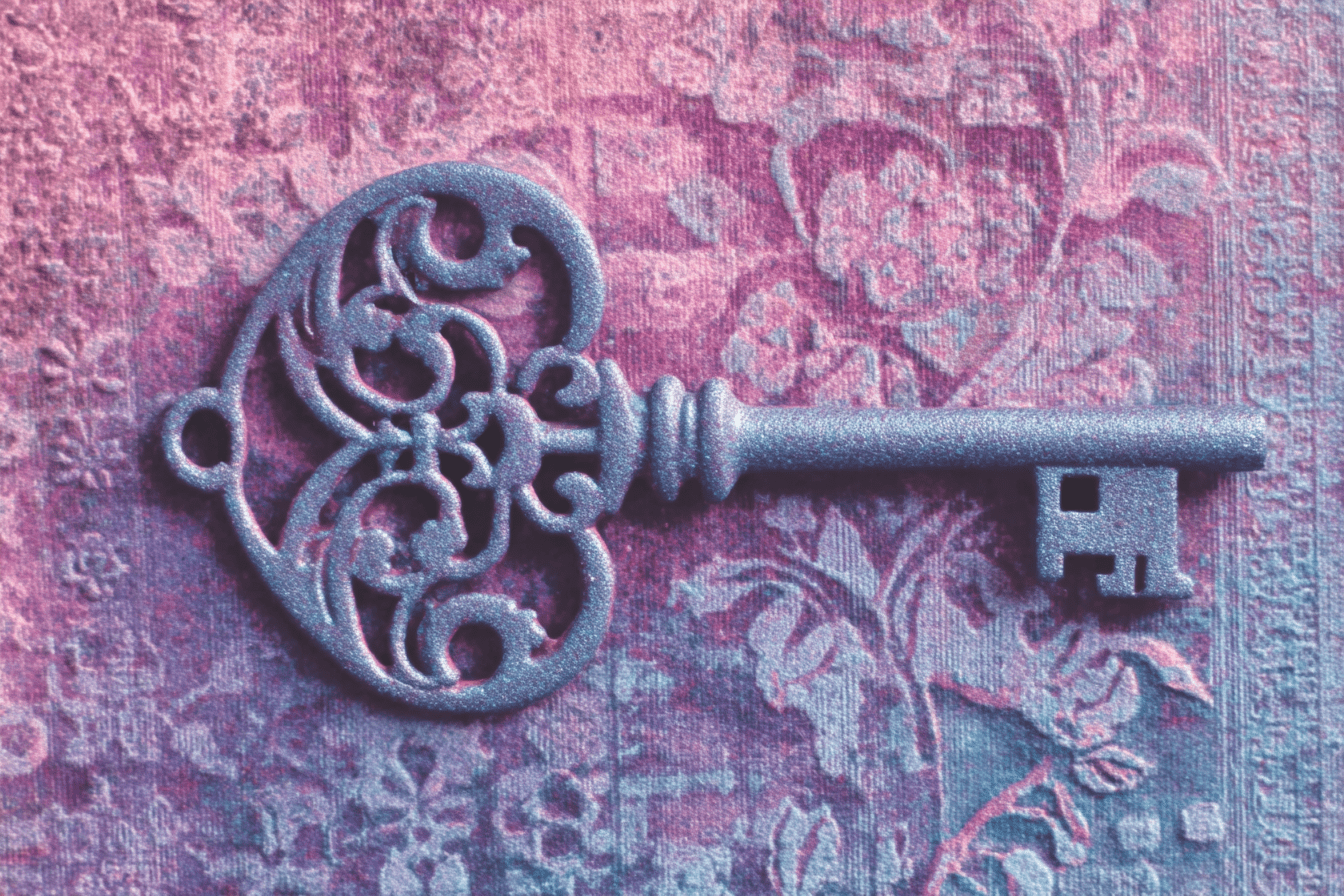How to Build a Pinterest Keyword Strategy That Actually Works for Service Providers old-fashioned-key-on-furniture-cloth-in-shades-of-pinks-and-purples-jen-vazquez-media-stock-images How to Build a Pinterest Keyword Strategy That Actually Works for Service Providers<br />
by Jen Vazquez Media