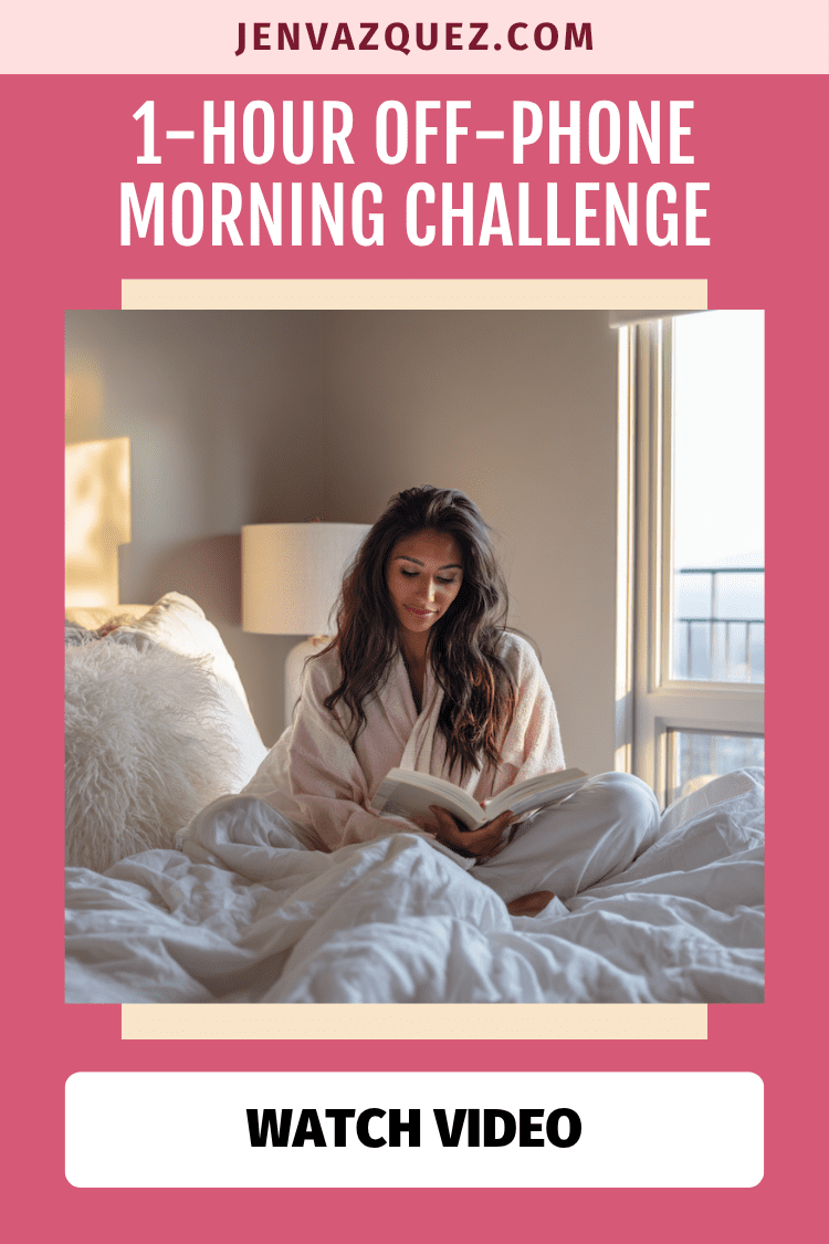 1-Hour Off-Phone Morning Challenge Try Jeff Bezos’ 1-Hour Morning Rule with Us_ The 30-Day Clarity Challenge on Marketing Duo Podcast Try Jeff Bezos’ 1-Hour Morning Rule with Us: The 30-Day Clarity Challeng