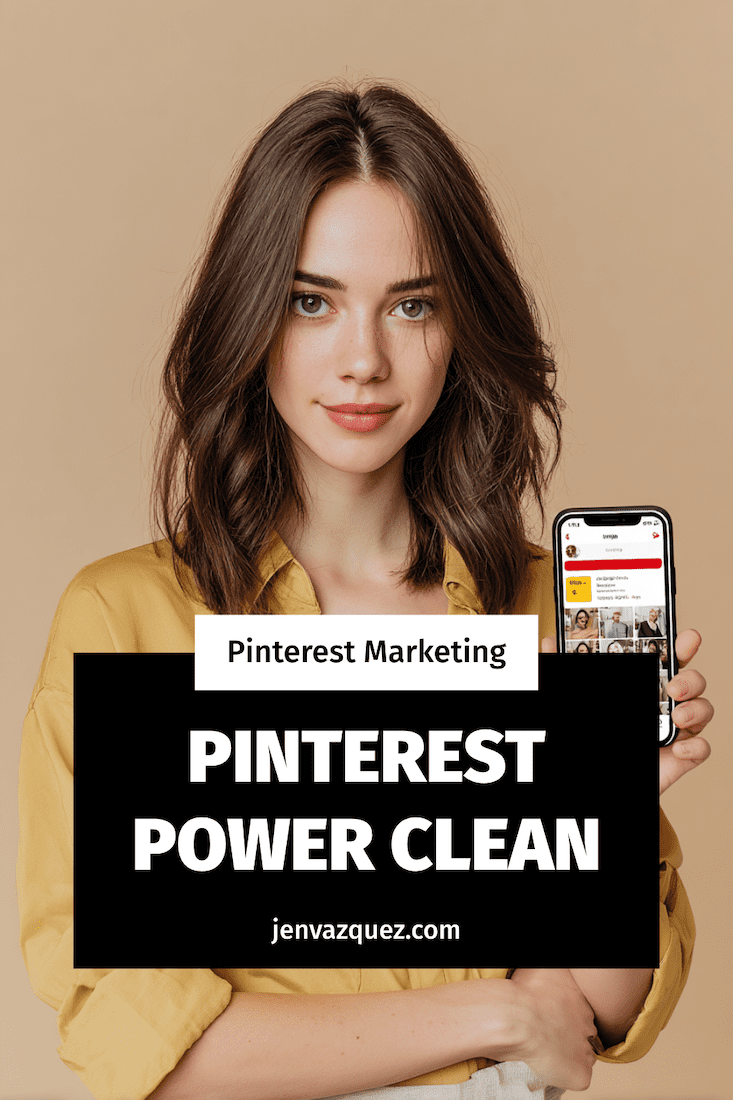Pinterest Power Clean Pinterest in Q4 — Set Up for 2026 Success by Jen Vazquez Media on Marketing Strategy Academy Podcast