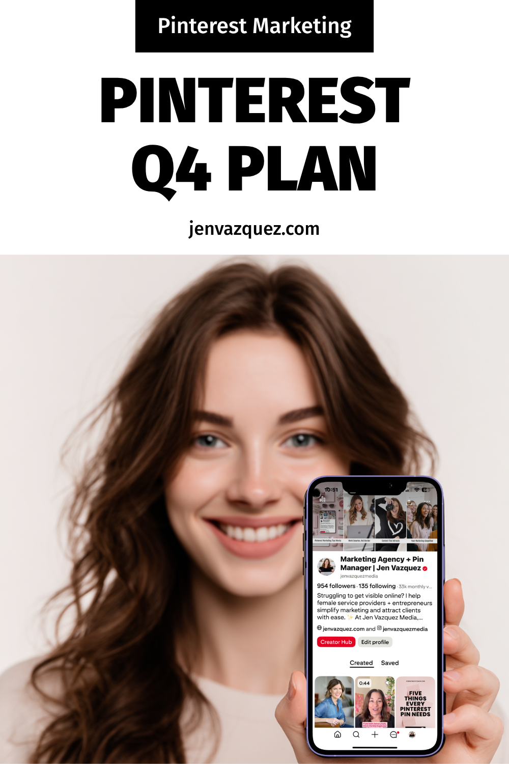 Pinterest Q4 Plan Pinterest in Q4 — Set Up for 2026 Success by Jen Vazquez Media
