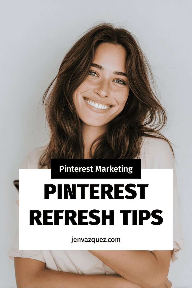 Pinterest Refresh Tips Pinterest in Q4 — Set Up for 2026 Success by Jen Vazquez Media on Marketing Strategy Academy Podcast