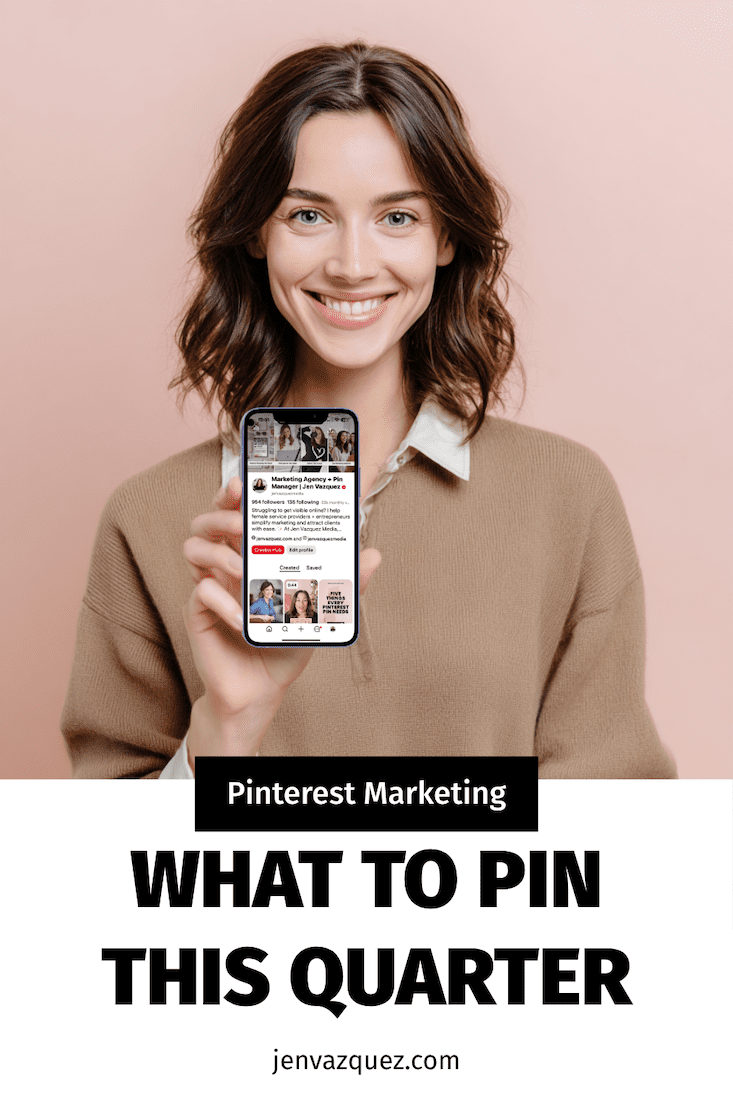 What to Pin This Quarter Pinterest in Q4 — Set Up for 2026 Success by Jen Vazquez Media on Marketing Strategy Academy Podcast