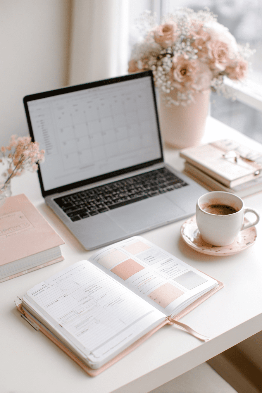 calendar organized entrepreneur 3 JVM stock image