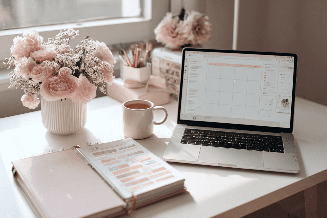 calendar organized entrepreneur 5 JVM stock image