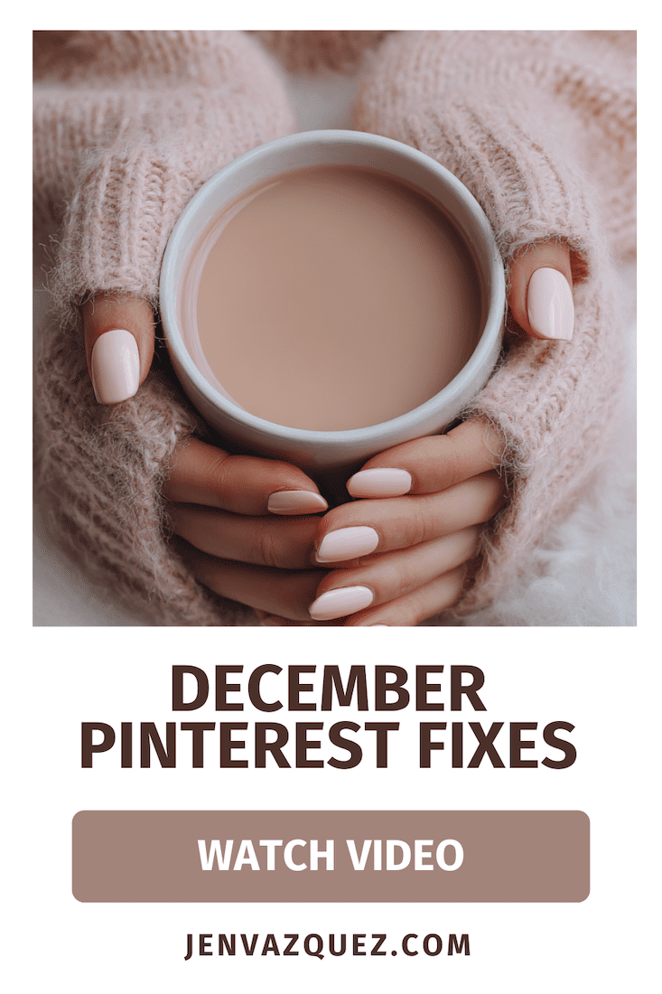 December Pinterest Fixes Stop Posting This on Pinterest in December (and What to Share Instead) by Jen Vazquez Media December Pinterest Fixes Stop Posting This on Pinterest in December (and What to Share Instead) by Jen Vazquez Media