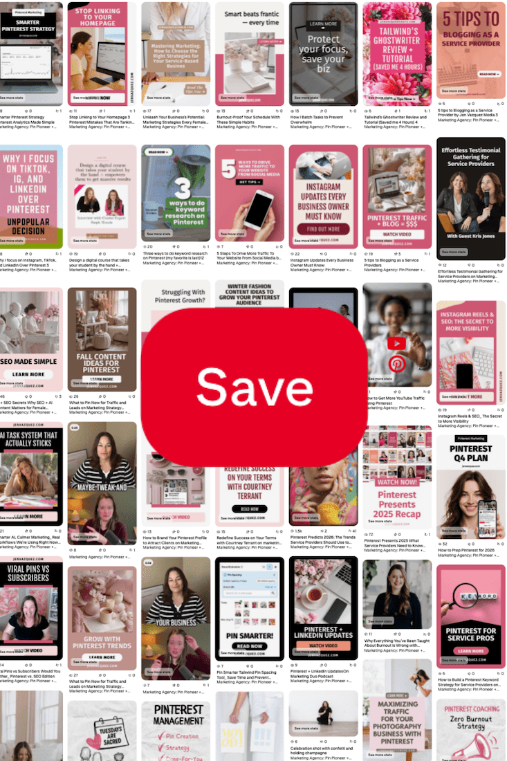 Your Pinterest Isn’t Broken: Why Saves Don’t Turn Into Clicks (And How to Fix It) on Marketing Strategy Academy Podcast with Jen Vazquez