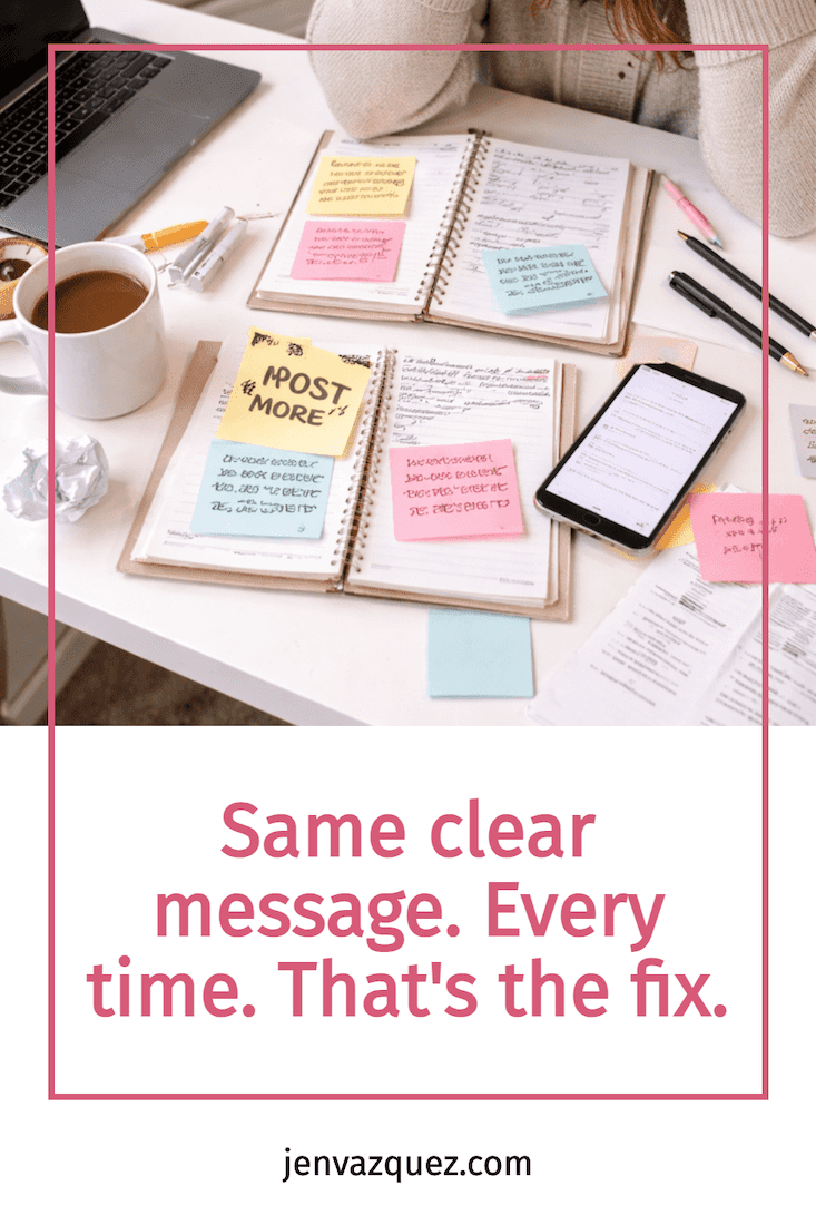 desktop with organizers, stickies and office stuff