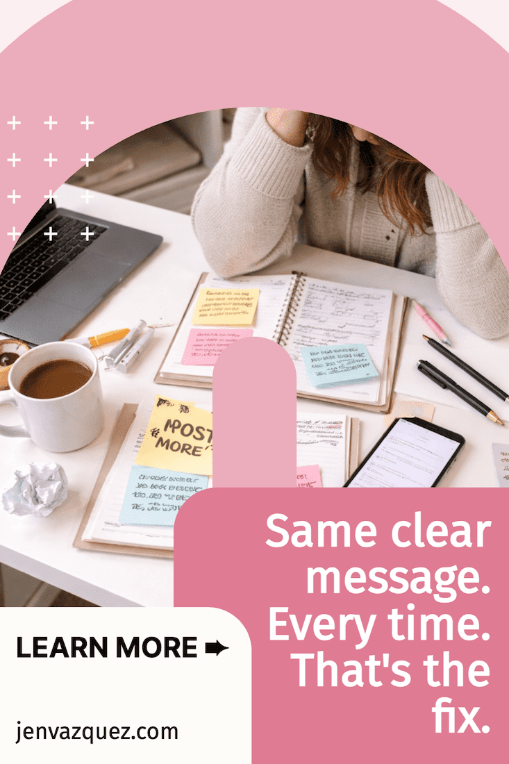 desktop with organizers, stickies and office stuff