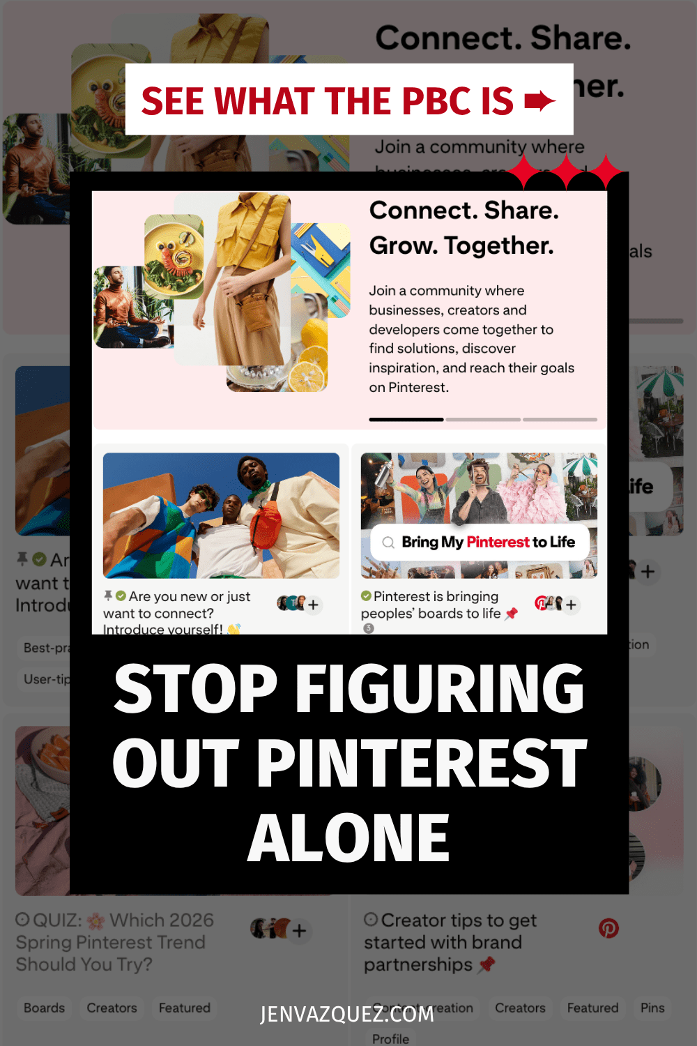 graphic with words The Free Pinterest Community You Are Missing