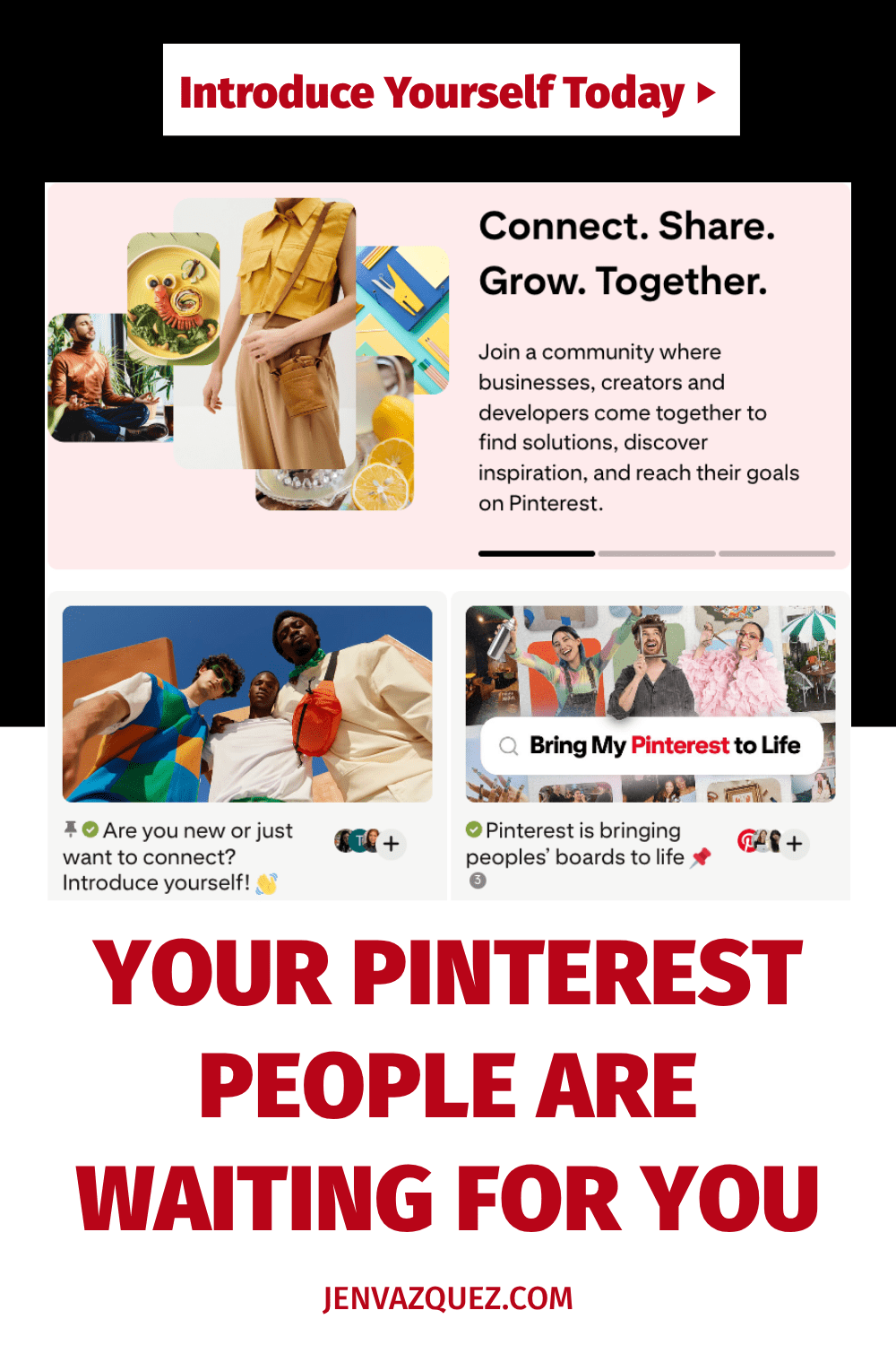 graphic with words The Free Pinterest Community You Are Missing