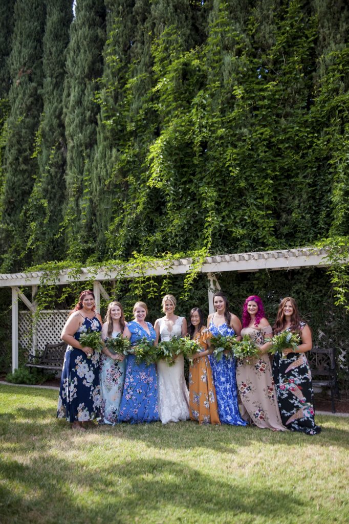 wedding bridal party in Morgan Hill by Jen Vazquez Photography with Andy and Brina-334